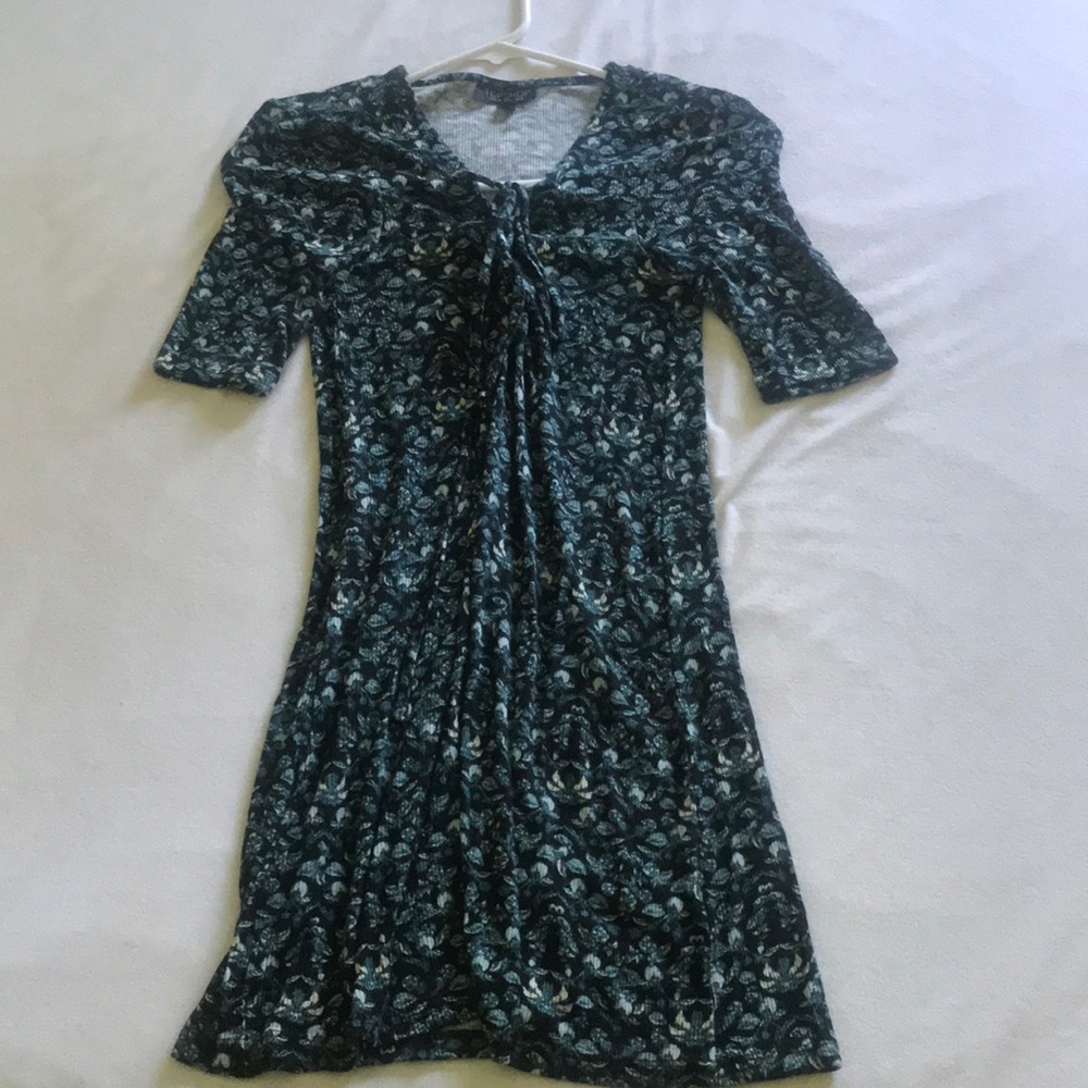 Topshop Printed Bodycon Dress
